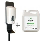 Pack: Pedestal + Dispensador Automático + Alcohol Gel