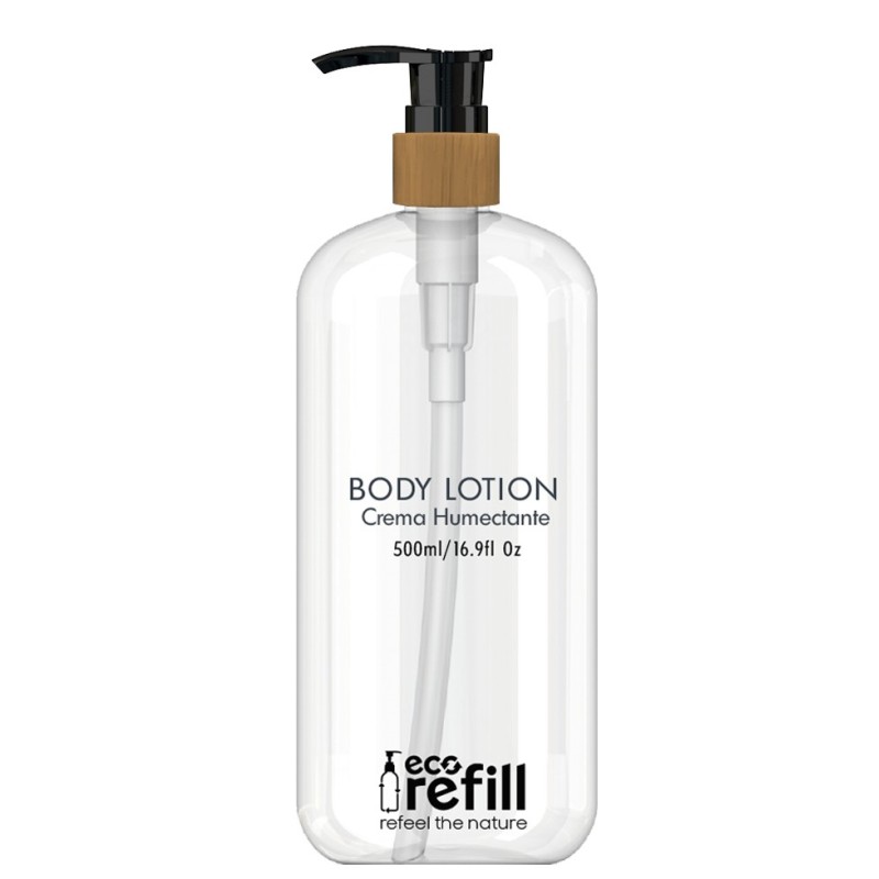 Botella para Crema Humectante 500ml. - ECO REFILL BAMBÚ