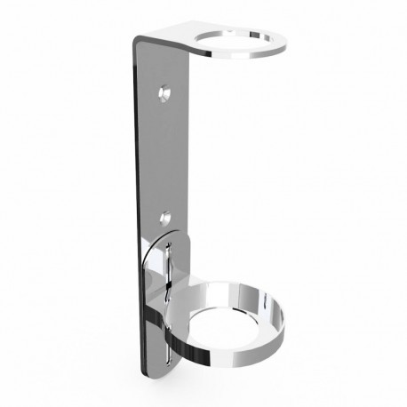Soporte Pared para botellas Acero Inoxidable Silver